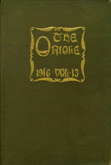1916, The Oriole, Springfield Tech H.S. Yearbook Cover