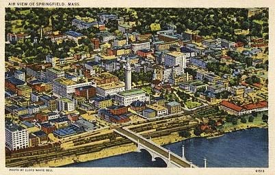 Air View of Springfield, Mass.